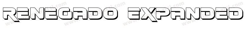 Renegado Expanded It字体转换